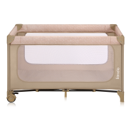 Lionelo Jasmin Easy Fold Beige Sand — Cestovná postieľka