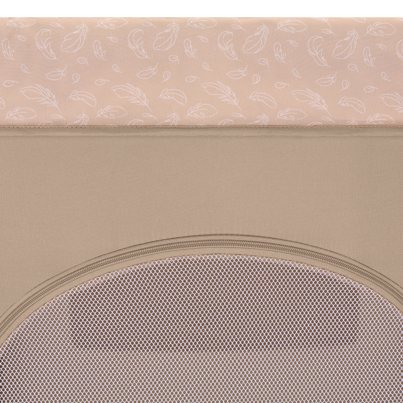 Lionelo Jasmin Easy Fold Beige Sand — Cestovná postieľka