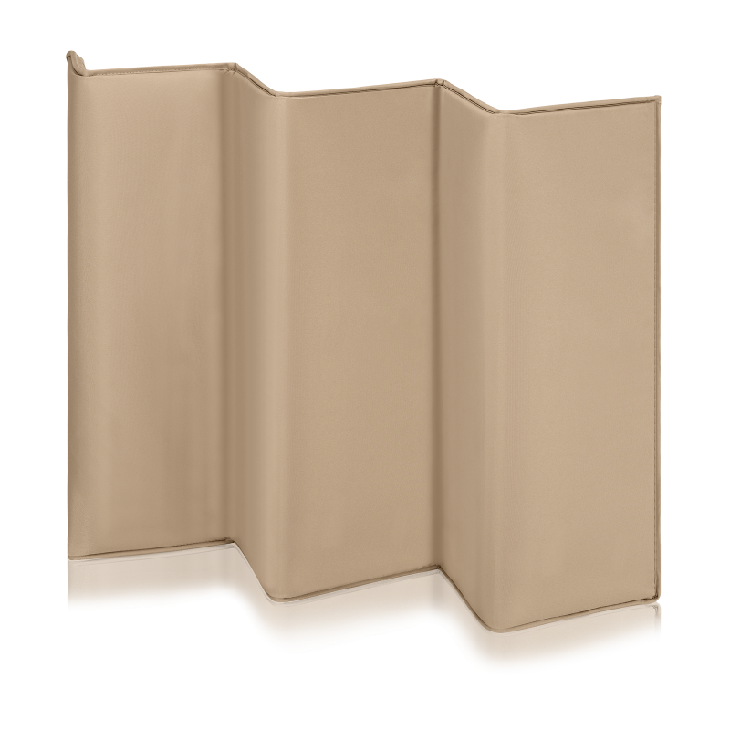 Lionelo Jasmin Easy Fold Beige Sand — Cestovná postieľka