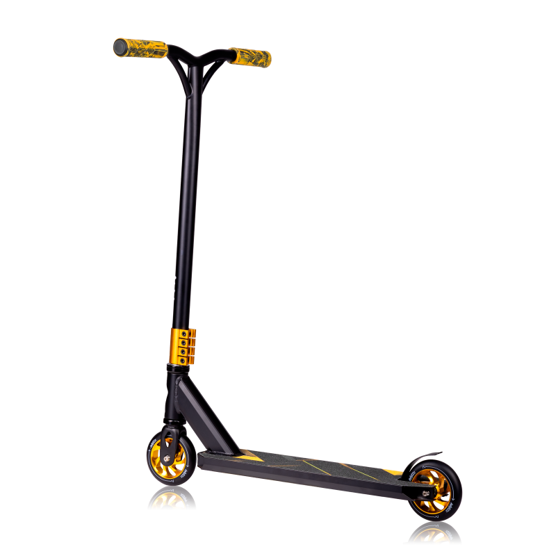 Lionelo Whizz Black Carbon Yellow — Hulajnoga