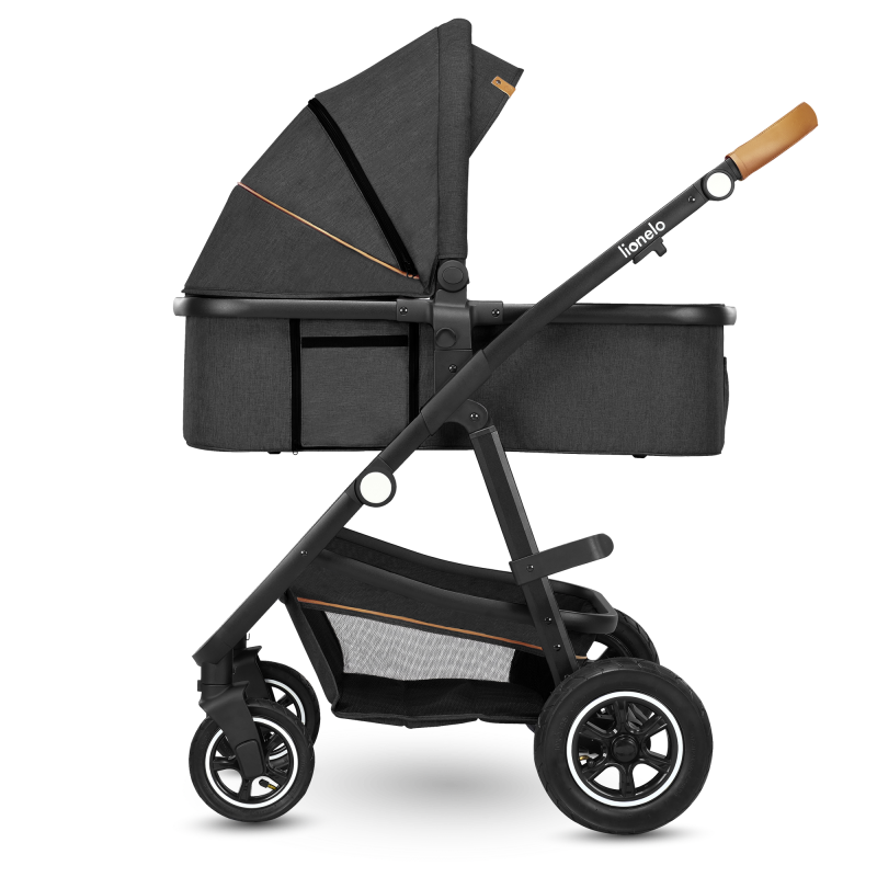 Lionelo Amber 2v1 Grey Graphite — Multifunkčný kočík