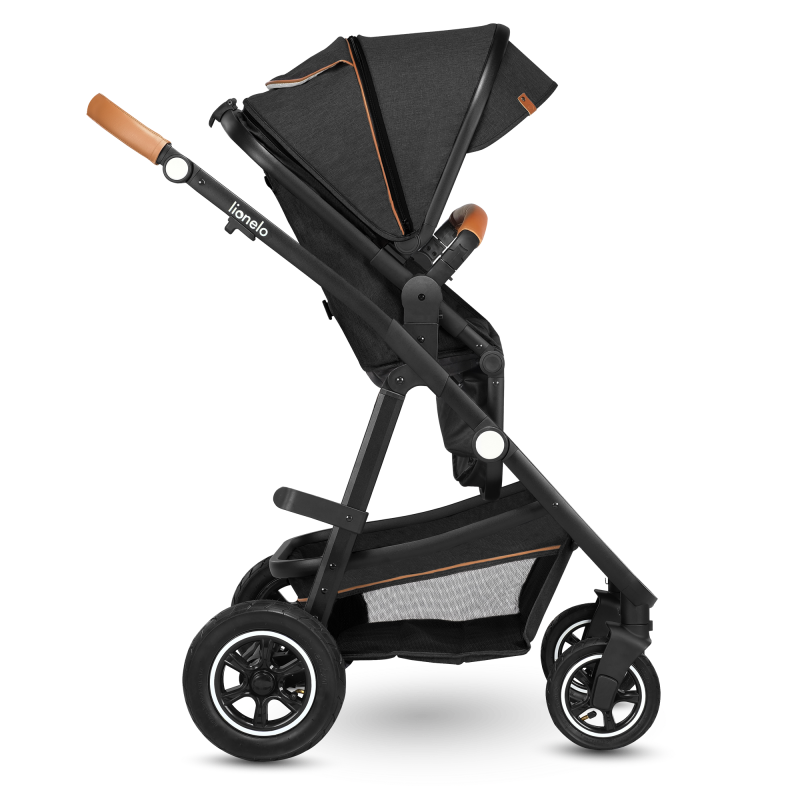 Lionelo Amber 2v1 Grey Graphite — Multifunkčný kočík