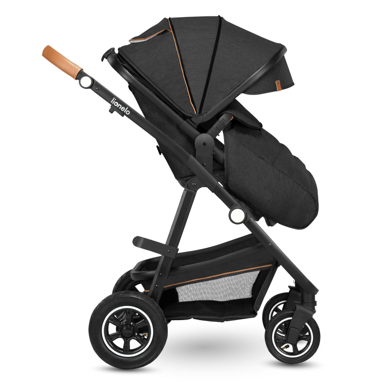 Lionelo Amber 2v1 Grey Graphite — Multifunkčný kočík