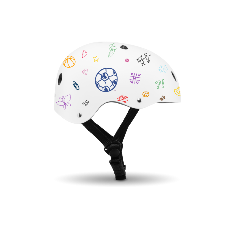 Lionelo Helmet White — Cyklistická prilba