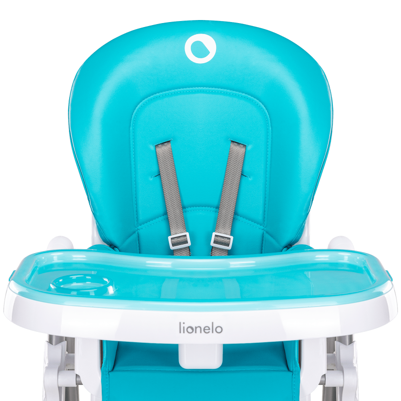 Lionelo Linn Plus Turquoise — Kŕmna stolička