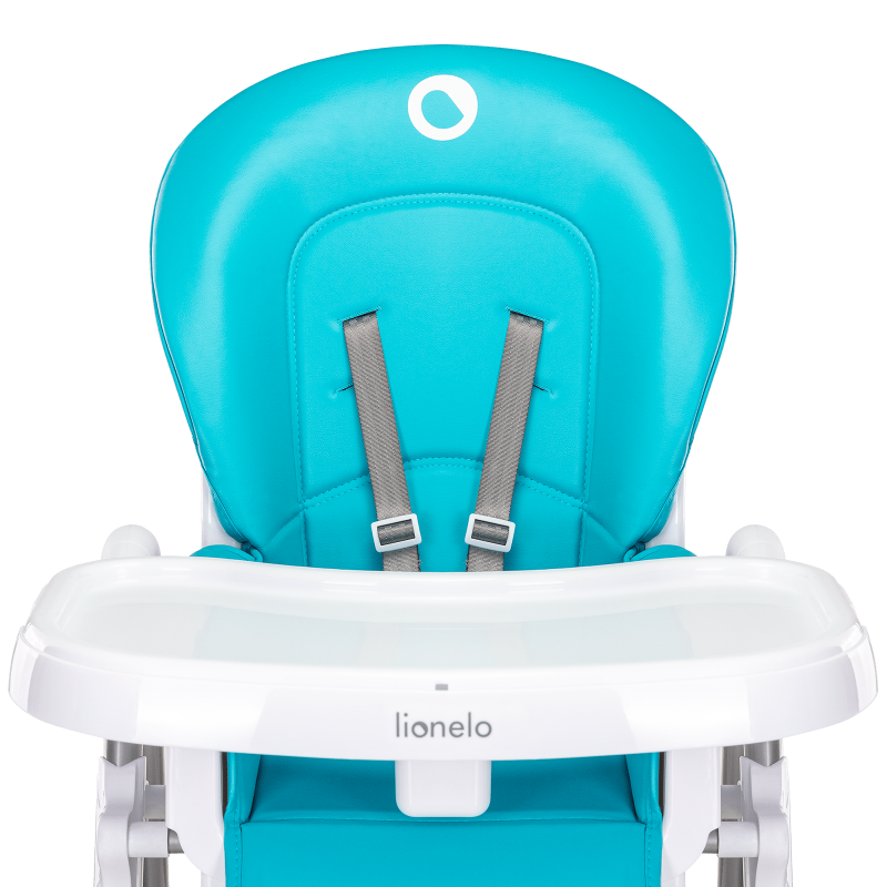 Lionelo Linn Plus Turquoise — Kŕmna stolička