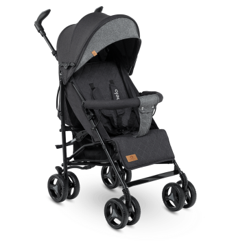 Lionelo Irma Black/Dark Grey — Wózek spacerowy