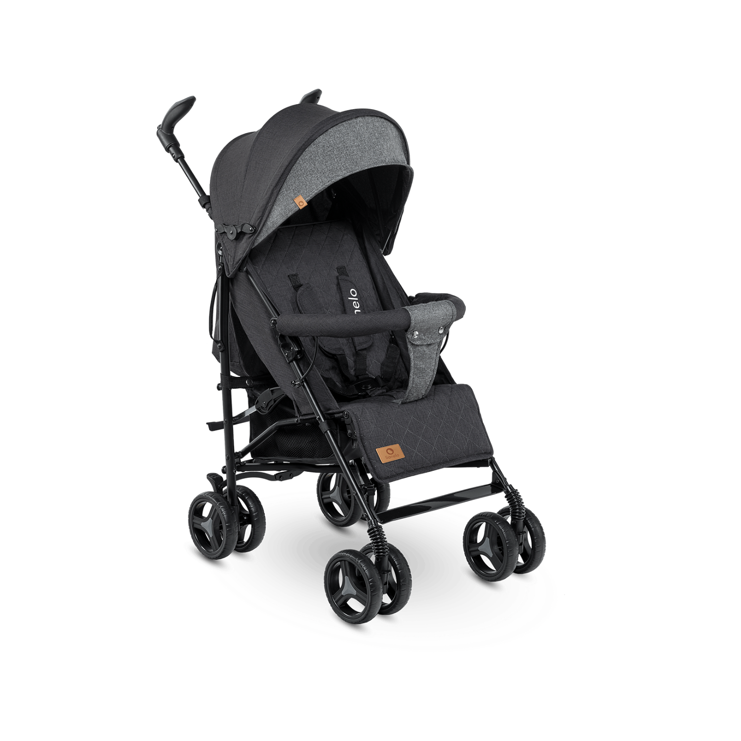 Lionelo Irma Black/Dark Grey — Kočík