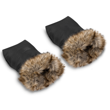 Lionelo Handmuff Black — Rękawiczki do wózka