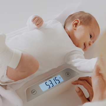 Lionelo Babybalance White — Elektronická váha pre bábätká