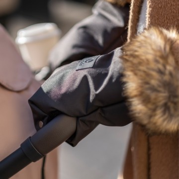 Lionelo Handmuff Black — Rękawiczki do wózka