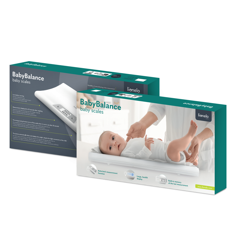 Lionelo Babybalance White — Waga elektroniczna dla niemowląt