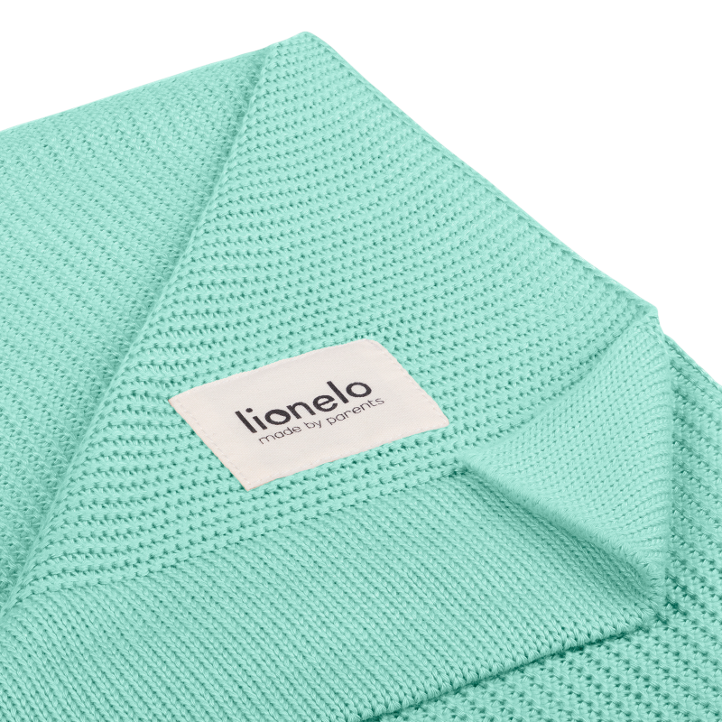 Lionelo Bamboo Blanket Green Mint — Kocyk bambusowy