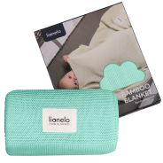 Lionelo Bamboo Blanket Green Mint — Kocyk bambusowy