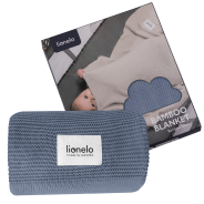 Lionelo Bamboo Blanket Blue — Kocyk bambusowy