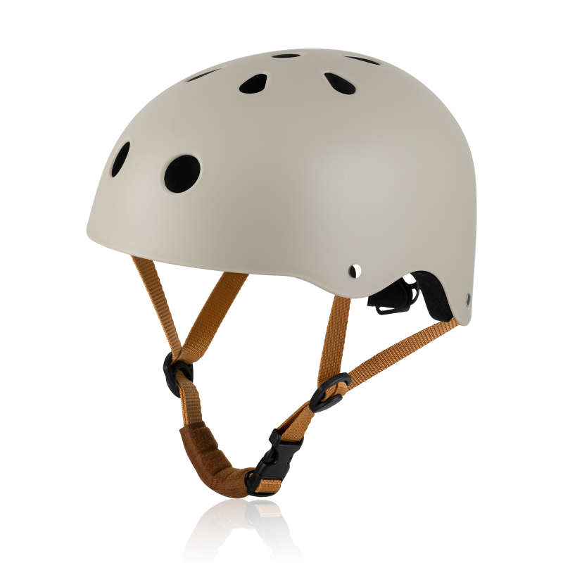 Lionelo Helmet Beige Sand — Kask rowerowy