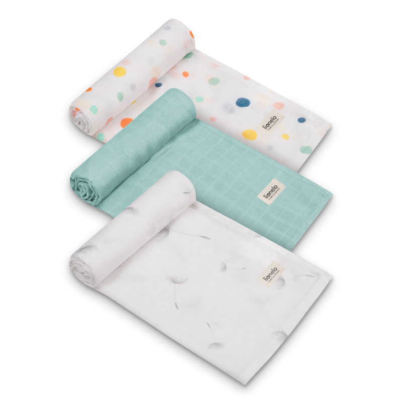 Lionelo Bamboo Set Dot — Detské plienky