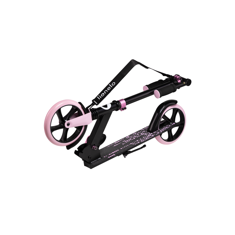 Lionelo Luca Black Carbon Pink — Hulajnoga