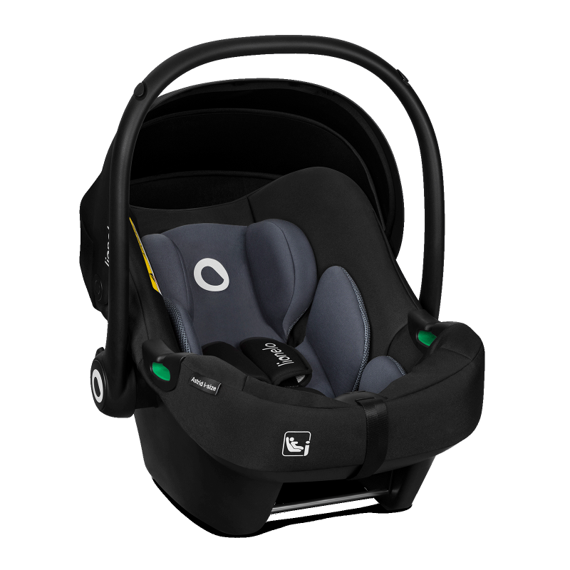 lionelo Astrid i-Size Set Black Grey — Autosedačka s ISOFIX základňou