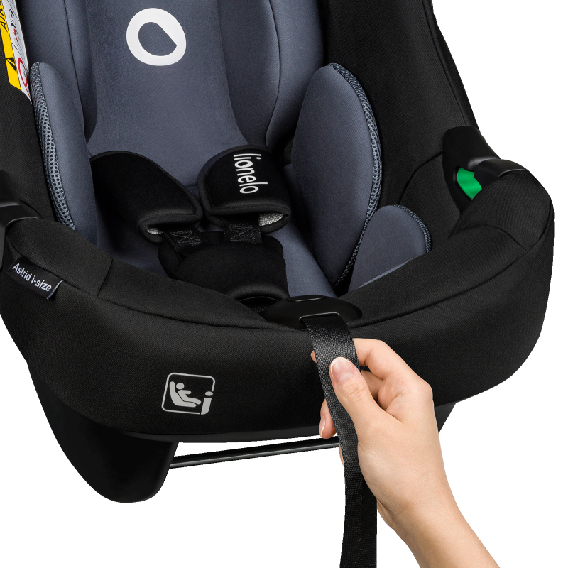 lionelo Astrid i-Size Set Black Grey — Autosedačka s ISOFIX základňou