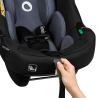 lionelo Astrid i-Size Set Black Grey — Autosedačka s ISOFIX základňou