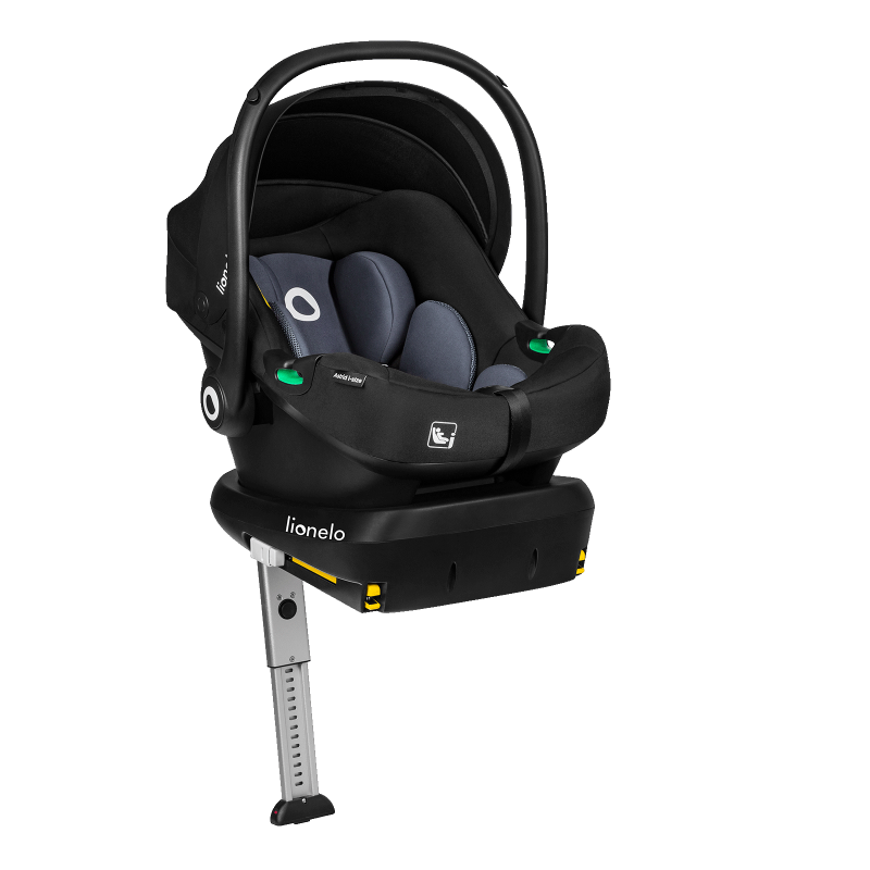 lionelo Astrid i-Size Set Black Grey — Autosedačka s ISOFIX základňou