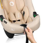 lionelo Astrid i-Size Set Beige Sand — Autosedačka s ISOFIX základňou