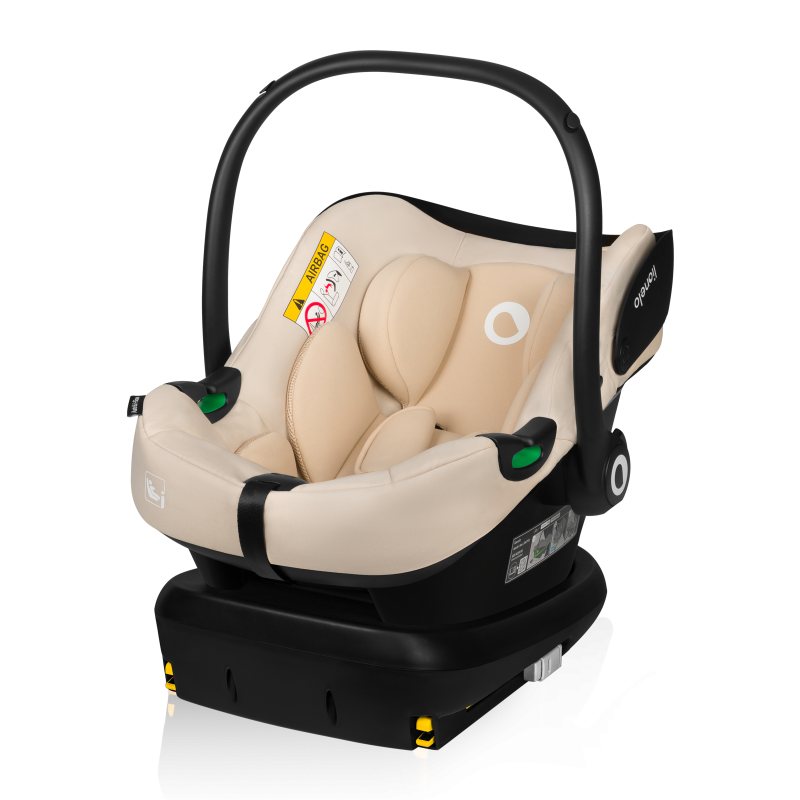 lionelo Astrid i-Size Set Beige Sand — Autosedačka s ISOFIX základňou