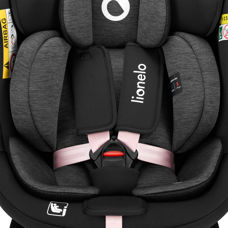 Lionelo Navy i-Size Black Pink — autosedačka