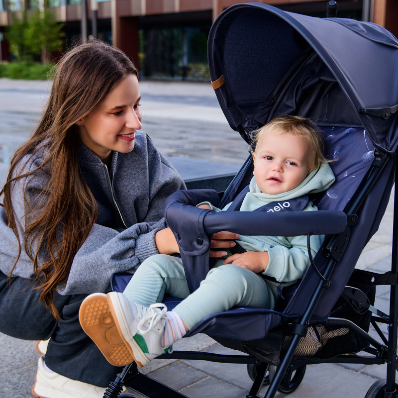 Lionelo Elia Grey White — Kočík