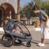 Lionelo Cama Grey Graphite — príves na bicykel s funkciou kočíka