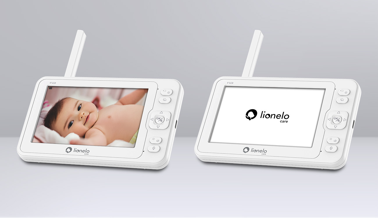 Lionelo Babyline 6.2 White - niania elektroniczna z kamerą